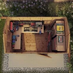 Waltons 10' X 6' Outdoor Repositionable Windowless Garden Shiplap Tongue & Groove Garden Storage Shed 15 Waltons 10' X 6' Outdoor Repositionable Windowless Garden Shiplap Tongue & Groove Garden Storage Shed -PlantHub Shop SI 001 003 0165 10x6 Dip Treated Shiplap Reverse Apex M4 Aerial