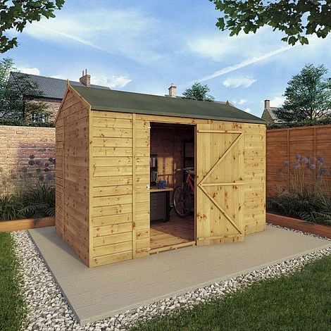 Waltons 10' X 6' Outdoor Repositionable Windowless Garden Shiplap Tongue & Groove Garden Storage Shed 3 Waltons 10' X 6' Outdoor Repositionable Windowless Garden Shiplap Tongue & Groove Garden Storage Shed