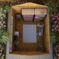 Waltons 10' X 8' Outdoor Tongue & Groove Repositionable Garden Shiplap Storage Shed 15 Waltons 10' X 8' Outdoor Tongue & Groove Repositionable Garden Shiplap Storage Shed -PlantHub Shop SI 001 003 0166 10x8 Dip Treated Shiplap Apex W3 Aerial