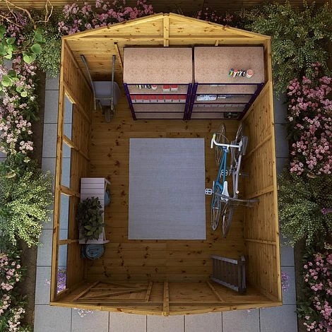 Waltons 10' X 8' Outdoor Tongue & Groove Repositionable Garden Shiplap Storage Shed 5 Waltons 10' X 8' Outdoor Tongue & Groove Repositionable Garden Shiplap Storage Shed - Image 3