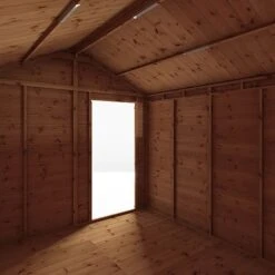 Waltons 10' X 8' Outdoor Tongue & Groove Repositionable Garden Windowless Shiplap Storage Shed 13 Waltons 10' X 8' Outdoor Tongue & Groove Repositionable Garden Windowless Shiplap Storage Shed -PlantHub Shop SI 001 003 0167 10x8 Dip Treated Shiplap Apex Detail002