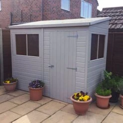 Waltons 8 X 4 Premium Shiplap Tongue And Groove Pent Roof Garden Storage Shed -PlantHub Shop SI 001 004 0028208x420Pent20Shed20Unit20300dpi20 20painted1