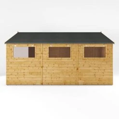 Waltons 15' X 10' Premium Shiplap Apex Workshop -PlantHub Shop SI 001 004 0098 15x10 Premium Shiplap Apex Workshop Left