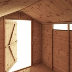 Waltons 8' X 6' Outdoor Shiplap Tongue & Groove Apex Roof Garden Security Storage Shed -PlantHub Shop SI 001 004 0117 8x6 Security Shed Detail004
