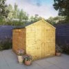 Waltons 8' X 6' Outdoor Shiplap Tongue & Groove Apex Roof Garden Security Storage Shed -PlantHub Shop SI 001 004 0117 8x6 Security Shed W3 MainDC