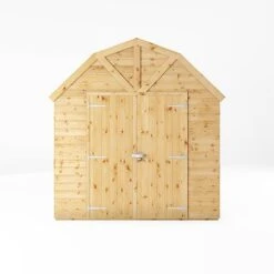 Waltons 8 X 8 Premium Outdoor Shiplap T&G Dutch Barn Garden Storage Workshop Shed -PlantHub Shop SI 001 004 0121 8x8 DT Premium Shiplap Dutch Barn DD Front