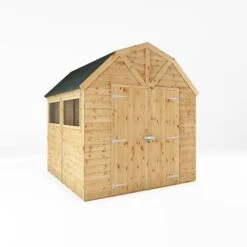 Waltons 8 X 8 Premium Outdoor Shiplap T&G Dutch Barn Garden Storage Workshop Shed -PlantHub Shop SI 001 004 0121 8x8 DT Premium Shiplap Dutch Barn DD MainDC