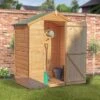 Waltons 3' X 5' Outdoor Windowless Shiplap Tongue & Groove Apex Roof Garden Storage Shed -PlantHub Shop SI 001 004 0122 DO Angle