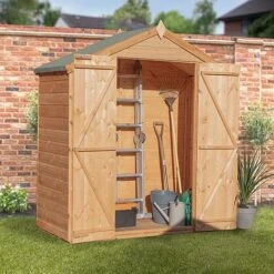 Waltons 3' X 6' Outdoor Windowless Shiplap Tongue & Groove Apex Roof Garden Storage Shed 10 Waltons 3' X 6' Outdoor Windowless Shiplap Tongue & Groove Apex Roof Garden Storage Shed -PlantHub Shop SI 001 004 0123 DO Angle