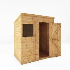 Waltons 6' X 4' Outdoor Tongue & Groove Pent Roof Modular Repositionable Shiplap Garden Storage Shed 21 Waltons 6' X 4' Outdoor Tongue & Groove Pent Roof Modular Repositionable Shiplap Garden Storage Shed -PlantHub Shop SI 001 004 0124 6x4 Shiplap Pent MainDO