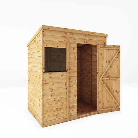 Waltons 6' X 4' Outdoor Tongue & Groove Pent Roof Modular Repositionable Shiplap Garden Storage Shed 11 Waltons 6' X 4' Outdoor Tongue & Groove Pent Roof Modular Repositionable Shiplap Garden Storage Shed - Image 9