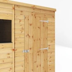 Waltons 8' X 6' Outdoor Tongue & Groove Pent Roof Modular Repositionable Shiplap Garden Storage Shed -PlantHub Shop SI 001 004 0125 8x6 Shiplap Pent Detail003