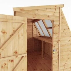Waltons 8 X 6 Shiplap Single Door Potting Shed Wooden Greenhouse 17 Waltons 8 X 6 Shiplap Single Door Potting Shed Wooden Greenhouse -PlantHub Shop SI 001 004 0126 DT 8x6 Premium Potting Shed Detail001