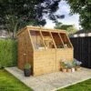 Waltons 8 X 6 Shiplap Single Door Potting Shed Wooden Greenhouse -PlantHub Shop SI 001 004 0126 DT 8x6 Premium Potting Shed W5 MainDC