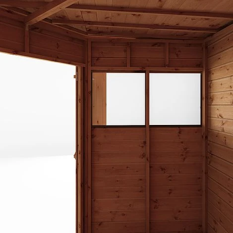 Waltons 7' X 7' Outdoor Shiplap Tongue & Groove Flat Roof Garden Corner Storage Shed 5 Waltons 7' X 7' Outdoor Shiplap Tongue & Groove Flat Roof Garden Corner Storage Shed - Image 3