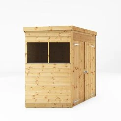 Waltons 7' X 7' Outdoor Shiplap Tongue & Groove Flat Roof Garden Corner Storage Shed 19 Waltons 7' X 7' Outdoor Shiplap Tongue & Groove Flat Roof Garden Corner Storage Shed -PlantHub Shop SI 001 004 0127 7x7 Shiplap Corner Shed Left