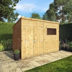 Waltons 10 X 6 Premium Shiplap Tongue And Groove Pent Roof Garden Storage Shed -PlantHub Shop SI 001 004 0128 10x6 Premium Shiplap Pent MG2D MainDC3