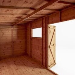 Waltons 14' X 6' Premium Shiplap Pent Roof Garden Shed -PlantHub Shop SI 001 004 0130 14x6 Premium Shiplap Pent Detail0021