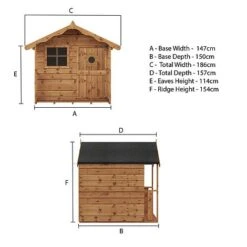 Waltons 5' X 5' Children's Tulip Playhouse 13 Waltons 5' X 5' Children's Tulip Playhouse -PlantHub Shop SI 002 001 0005 Tulip Playhouse Spec Drawing 300dpi