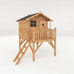 Waltons 5' X 5' Children's Tulip Playhouse With Tower & Slide -PlantHub Shop SI 002 001 0007 Tulip Playhouse Tower Slide Tower