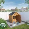 Waltons 4 X 4 Snug Apex Garden Wooden Playhouse -PlantHub Shop SI 002 002 0001 Snug Playhouse Mercia Garden Scene