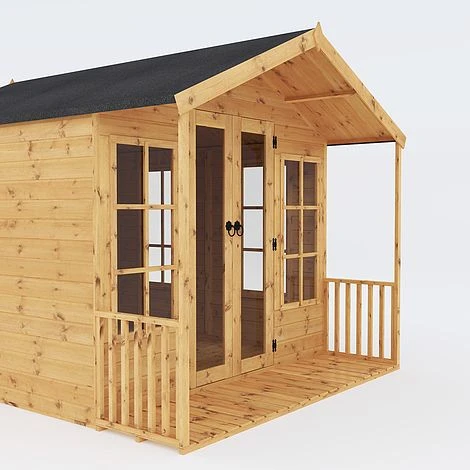 Waltons 10' X 8' Apex Summerhouse With Veranda 6 Waltons 10' X 8' Apex Summerhouse With Veranda - Image 5