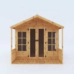 Waltons 10' X 8' Apex Summerhouse With Veranda 14 Waltons 10' X 8' Apex Summerhouse With Veranda -PlantHub Shop SI 003 001 0006 10x8 Wessex Summerhouse Front