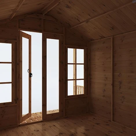 Waltons 12' X 8' Apex Summerhouse With Veranda 7 Waltons 12' X 8' Apex Summerhouse With Veranda - Image 5