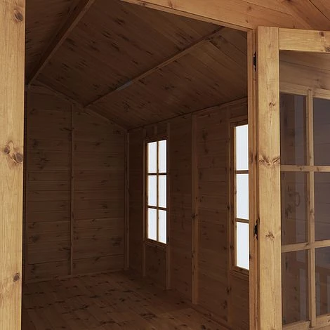 Waltons 12' X 8' Apex Summerhouse With Veranda 9 Waltons 12' X 8' Apex Summerhouse With Veranda - Image 7