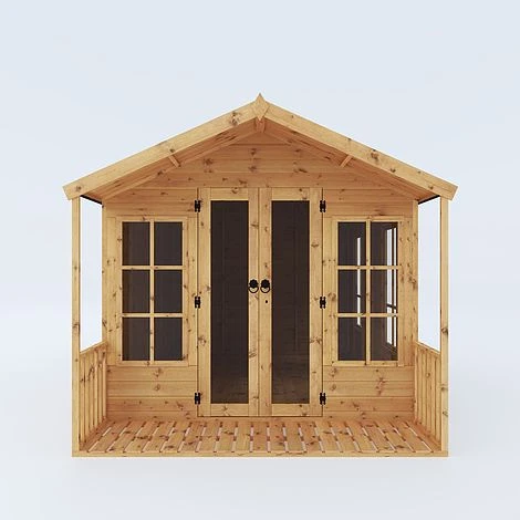 Waltons 12' X 8' Apex Summerhouse With Veranda 10 Waltons 12' X 8' Apex Summerhouse With Veranda - Image 8