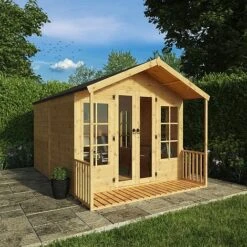 Waltons 12' X 8' Apex Summerhouse With Veranda 13 Waltons 12' X 8' Apex Summerhouse With Veranda -PlantHub Shop SI 003 001 0007 12x8 Wessex Summerhouse MG2D MainDC