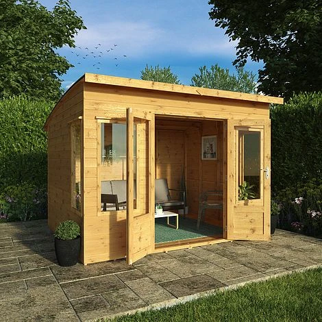 Waltons 10 X 8 Garden Shiplap Tongue And Groove Helios Summerhouse Outdoor Garden Room 4 Waltons 10 X 8 Garden Shiplap Tongue And Groove Helios Summerhouse Outdoor Garden Room - Image 2