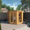 Waltons 7 X 7 Wooden Outdoor Shiplap Tongue And Groove Premier Corner Garden Summerhouse -PlantHub Shop SI 003 001 0037 7x7 Premium Corner Summerhouse DC W1b