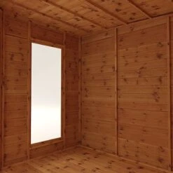 Waltons 8 X 8 Wooden Shiplap Tongue And Groove Premier Corner Summerhouse Garden Room -PlantHub Shop SI 003 001 0038 8x8 Premium Corner Summerhouse Studio Detail002