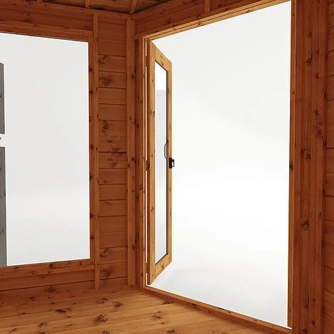 Waltons 11' X 7' Corner Summerhouse With Side Shed 6 Waltons 11' X 7' Corner Summerhouse With Side Shed - Image 4