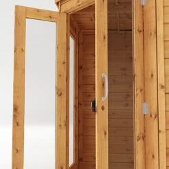 Waltons 11' X 7' Corner Summerhouse With Side Shed 18 Waltons 11' X 7' Corner Summerhouse With Side Shed -PlantHub Shop SI 003 001 0064 11x7 Corner Summerhouse with Side Shed Studio Detail005