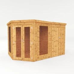 Waltons 11' X 7' Corner Summerhouse With Side Shed 21 Waltons 11' X 7' Corner Summerhouse With Side Shed -PlantHub Shop SI 003 001 0064 11x7 Corner Summerhouse with Side Shed Studio Main