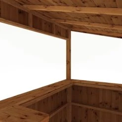 Waltons 6' X 4' Pressure Treated Garden Bar -PlantHub Shop SI 003 001 0077 4x6 PT Outdoor Bar Detail001