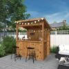 Waltons 6' X 4' Pressure Treated Garden Bar -PlantHub Shop SI 003 001 0077 4x6 PT Outdoor Bar Mercia Garden 1
