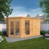 Waltons 12' X 8' Corner Summerhouse With Side Shed 2 Waltons 12' X 8' Corner Summerhouse With Side Shed -PlantHub Shop SI 003 001 0078 12x8 Corner Summerhouse with Side Shed DC Mercia Garden 1