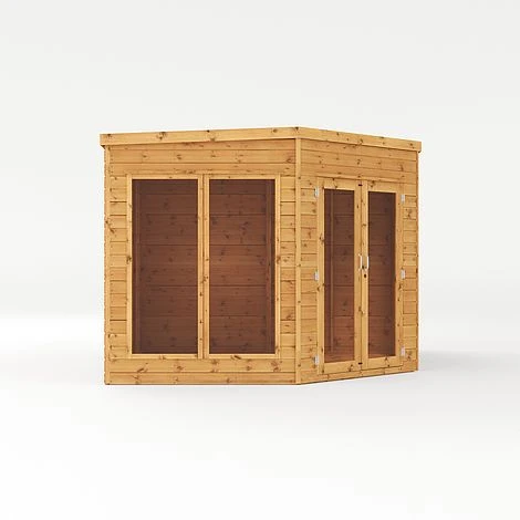 Waltons 13' X 9' Corner Summerhouse With Side Shed 7 Waltons 13' X 9' Corner Summerhouse With Side Shed - Image 5