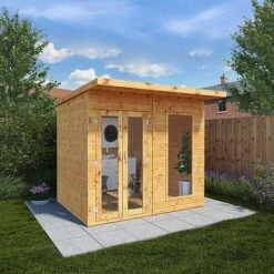 Waltons 8' X 6' Pent Summerhouse -PlantHub Shop SI 003 001 0080 8x6 Pent Summerhouse Waltons Garden 4 DC