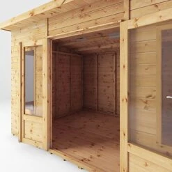 Waltons 12 X 8 Premium Shiplap Tongue And Groove Helios Curved Roof Wooden Garden Summerhouse -PlantHub Shop SI 003 001 0089 12x8 Helios Summerhouse Detail002