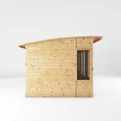 Waltons 12 X 8 Premium Shiplap Tongue And Groove Helios Curved Roof Wooden Garden Summerhouse -PlantHub Shop SI 003 001 0089 12x8 Helios Summerhouse Left