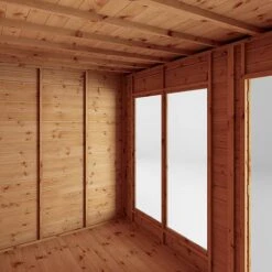 Waltons 18 X 6 Maine Pent Wooden Garden Summerhouse With Patio Area Shiplap Tongue And Groove -PlantHub Shop SI 003 001 0091 Summerhouse DT Shiplap Pent 18x6 Patio Area Detail002