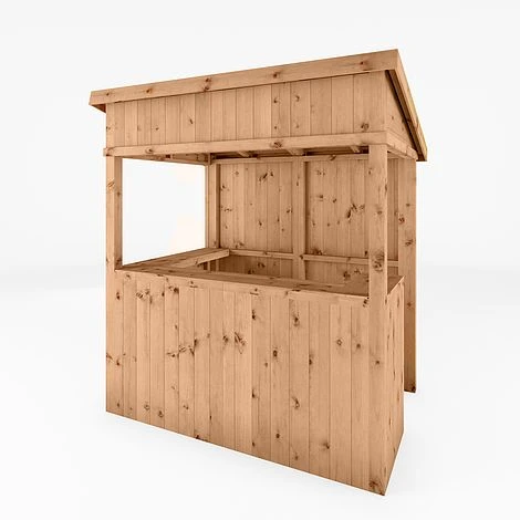 Waltons 9' X 4' Premium Pressure Treated Garden Bar - 2 Styles Available 8 Waltons 9' X 4' Premium Pressure Treated Garden Bar - 2 Styles Available - Image 6