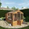 Waltons 12' X 6' Apex Greenhouse With Shed Extension -PlantHub Shop SI 004 001 0026 12x6 Traditional Greenhouse and Shed Combi Mercia Garden 2