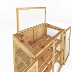 Waltons 4 X 2 Traditional Wooden Mini Greenhouse Potting Shed 16 Waltons 4 X 2 Traditional Wooden Mini Greenhouse Potting Shed -PlantHub Shop SI 004 001 0028 DT 4x2 Mini Greenhouse Detail001