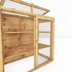 Waltons 4 X 2 Traditional Wooden Mini Greenhouse Potting Shed 17 Waltons 4 X 2 Traditional Wooden Mini Greenhouse Potting Shed -PlantHub Shop SI 004 001 0028 DT 4x2 Mini Greenhouse Detail002