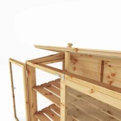 Waltons 4 X 2 Traditional Wooden Mini Greenhouse Potting Shed 18 Waltons 4 X 2 Traditional Wooden Mini Greenhouse Potting Shed -PlantHub Shop SI 004 001 0028 DT 4x2 Mini Greenhouse Detail003